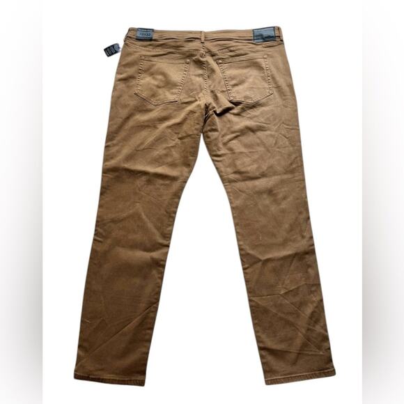 NWT Liverpool Los Angeles Men’s Kingston Modern Straight jeans brown size 42x32 - Picture 4 of 7